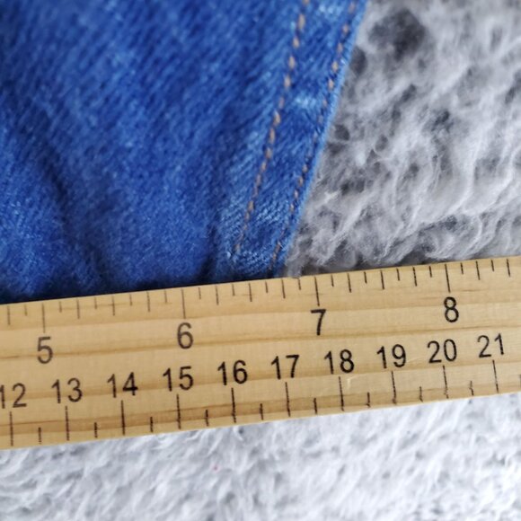 Hunt Club Jeans Womens 12 Blue Straight-Leg High-Rise Vintage Denim *Read* - Picture 8 of 10